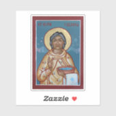 Sticker Icône de St. Olga de l'Autocollant d'Alaska (Feuille)