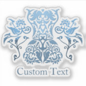 Sticker Icône Floral Corset Damask (Devant)