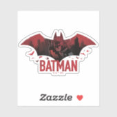 Sticker Icône gotham de Batman Crimson (Feuille)