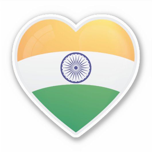 Sticker Icône indienne Love (Devant)