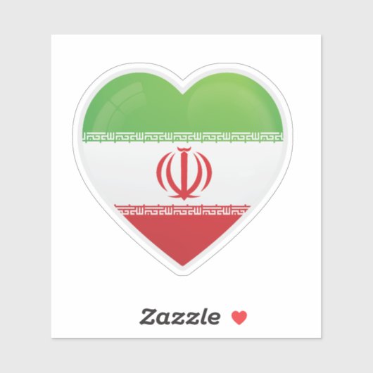 Sticker Icône Iran Love (Feuille)