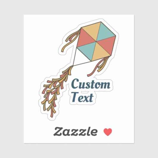 Sticker Icône Kite (Feuille)