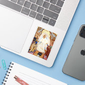 Sticker Icône orthodoxe de l'Anastasis Résurrection (Ordinateur portable avec iPhone)