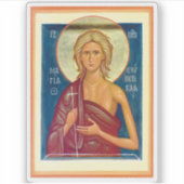 Sticker Icône Sainte Marie d'Égypte (Devant)