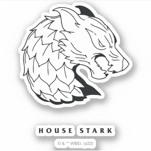 Sticker Icône Stark House (Devant)