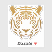 Sticker Icône Tiger (Feuille)
