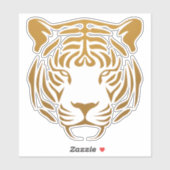 Sticker Icône Tiger (Feuille)
