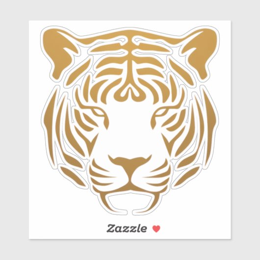 Sticker Icône Tiger (Feuille)