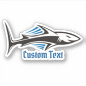 Sticker Icône tribale de requin 1 (Devant)