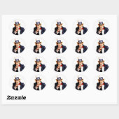 Sticker  Iconic oom Sam wil dat je je richt (Vel)