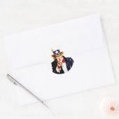 Sticker  Iconic oom Sam wil dat je je richt (Envelop)