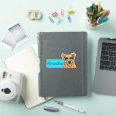 Sticker ID de canine cool (Couverture iPad)