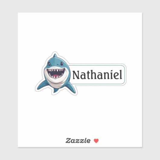 Sticker ID de requin dentifrice (Feuille)