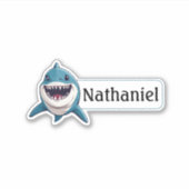Sticker ID de requin dentifrice (Devant)