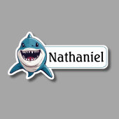 Sticker ID de requin dentifrice