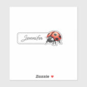 Sticker ID Ladybug mou (Feuille)