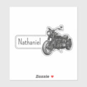 Sticker ID moto (Feuille)