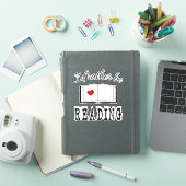 Sticker I'd rather be reading (Couverture iPad)