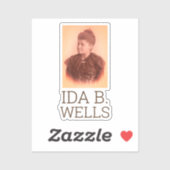 Sticker Ida B. Wells (Feuille)