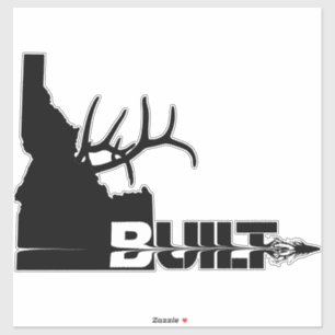 Sticker Idaho Construite Chasseur de Elc Vinyl Decal