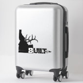 Sticker Idaho Construite Chasseur de Elc Vinyl Decal (Sur valise)