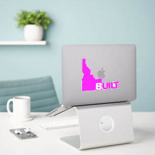 Sticker Idaho Construite en vinyle Decal Hot Rose
