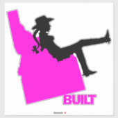 Sticker Idaho Cowgirl Vinyl Decal (Feuille)