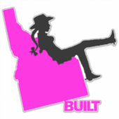 Sticker Idaho Cowgirl Vinyl Decal (Devant)