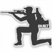 Sticker Idaho Hunter Vinyl Decal (Devant)