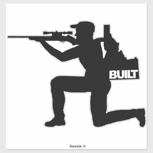 Sticker Idaho Hunter Vinyl Decal (Feuille)