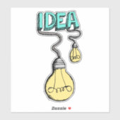 Sticker Idée (Feuille)