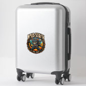 Sticker Idée cadeau pour maman de chat Ninja Stealth Cat - (Sur valise)