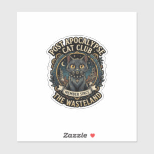 Sticker Idée cadeau pour papa de chat post apocalypse - Po