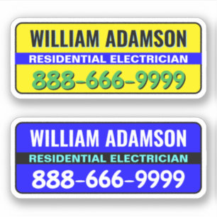 Sticker Idées de publicité des électriciens - Obtenir des 