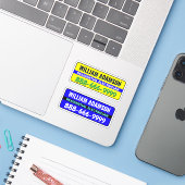 Sticker Idées de publicité des électriciens - Obtenir des  (Ordinateur portable avec iPhone)