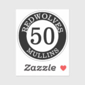 Sticker Identification numérique du nom du joueur personna (Feuille)