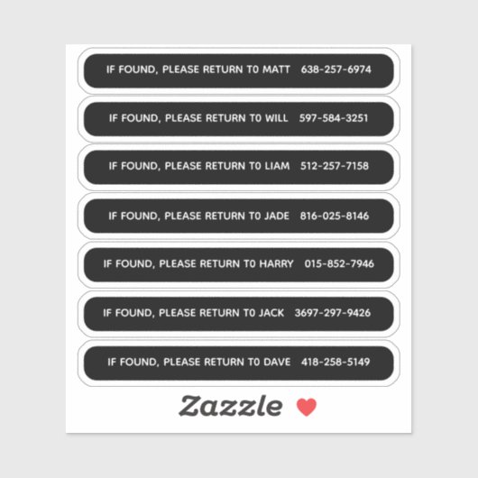 Sticker Identification personnalisée de raquette de pickle (Feuille)