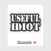STICKER IDIOT UTILE (Feuille)
