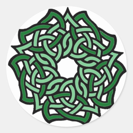 Sticker Iers Roos (Voorkant)