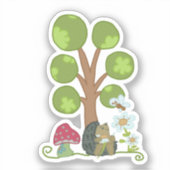 Sticker Igel sous l'arbre (Recto)