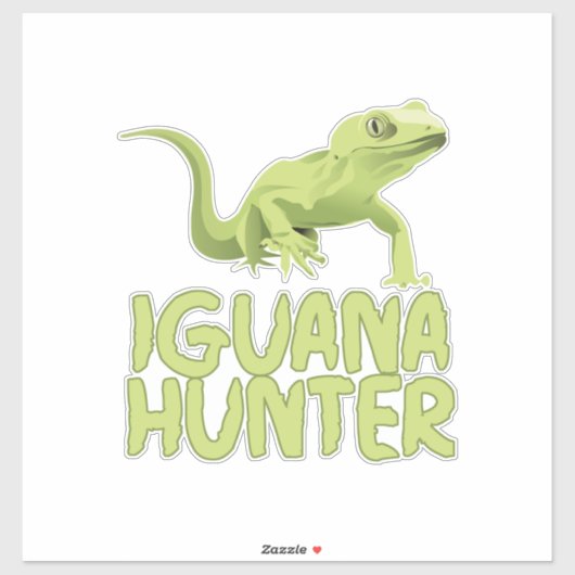 Sticker Iguana Hunter (Feuille)