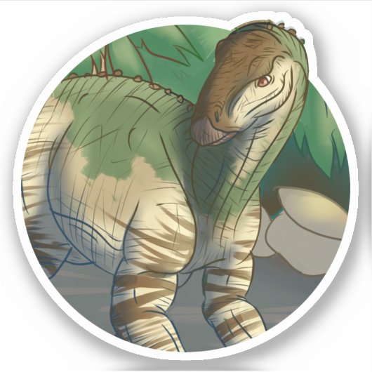 Sticker Iguanodon (Devant)