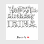 Sticker Iina Happy Birthday (Feuille)