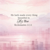 Sticker Il A Tout Fait Beau Coucher De Soleil Aquarelle (Recto)