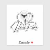 Sticker Il Est Ressuscité (Feuille)
