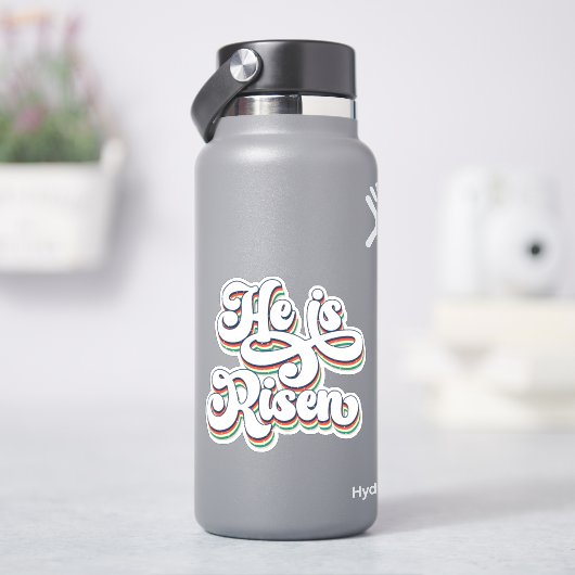 Sticker Il est ressuscité Christian Believer Vinyl (HydroFlask)
