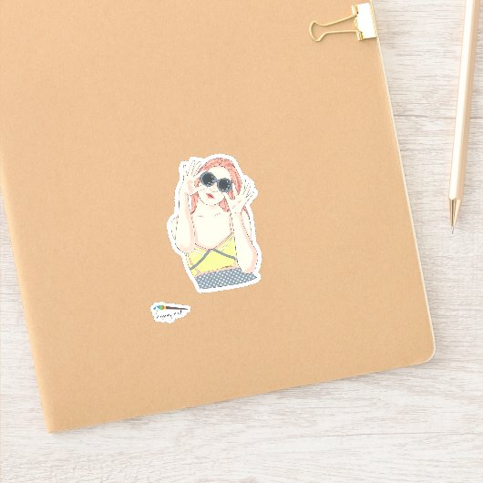 Sticker Il fait soleil dehors (Carnet)