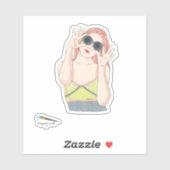 Sticker Il fait soleil dehors (Feuille)