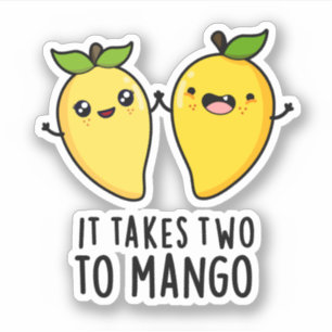 Sticker Il Faut Deux Pour Mango Danseuse Danseuse Fruit Pu