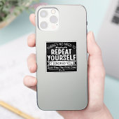 Sticker Il n'est pas nécessaire de se répéter (Téléphone)